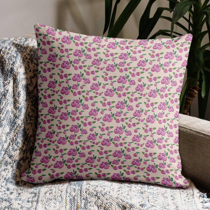 Cuscino Bacche Rosa Tenue per la vendita all'ingrosso da parte di Home with Lola