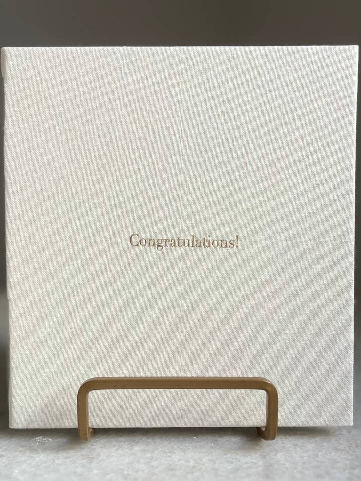 Ivory « Félicitations » pour la vente par CORCARDS