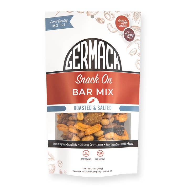 Germack Pistachio Company - Wholesale Trail Mix - Snack-On Bar Mix 7 oz.
