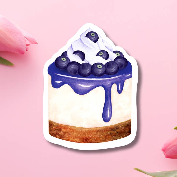 Autocollant en vinyle Parfait aux myrtilles pour la vente par Hikaru Tara Art Arst & Craft Gift Shop