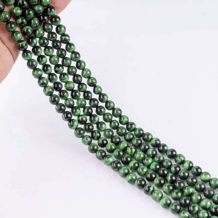 Soothing Crystals Beads – wholesale Beads – Crystal Beads |Tiger Cats Eye Green| Healing Gemstone Beads4