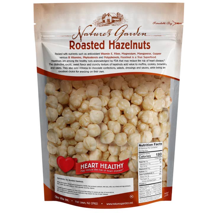 Nature's Garden/Cibo Vita - Wholesale Nuts - Nature's Garden Roasted Hazelnuts1