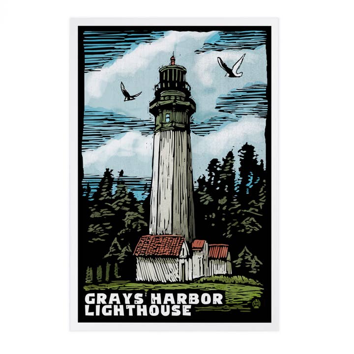 PREMIUM POSTCARDS Westport WA Grays Harbor Lighthouse for wholesale by Lantern Press