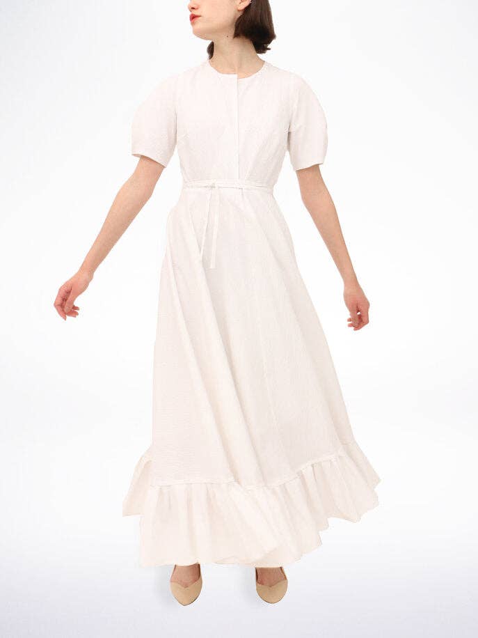 ROBE NINA BLANCHE pour la vente par Ambali