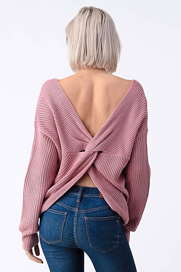 miroh - Wholesale Knit Sweater - Women's - Cross Back Sweater5