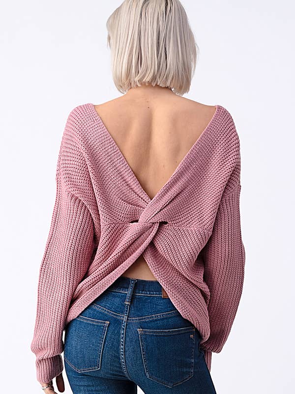 miroh - Wholesale Knit Sweater - Women's - Cross Back Sweater5