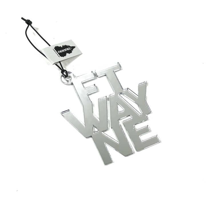 Ornament - FT WAY NE - silver mirror for wholesale by the HEDGE