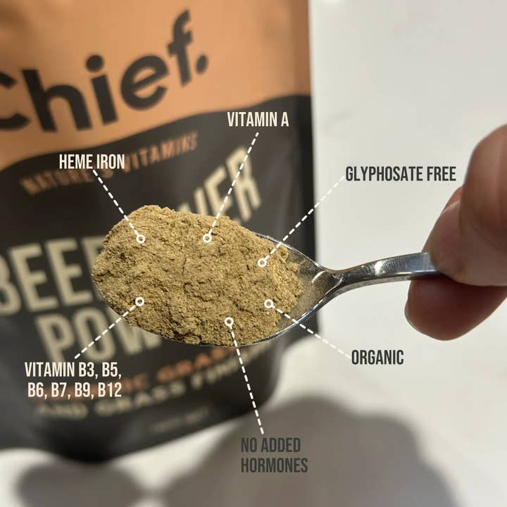 Chief Nutrition - Wholesale Protein/superfood powder - Organic Beef Liver Powder6