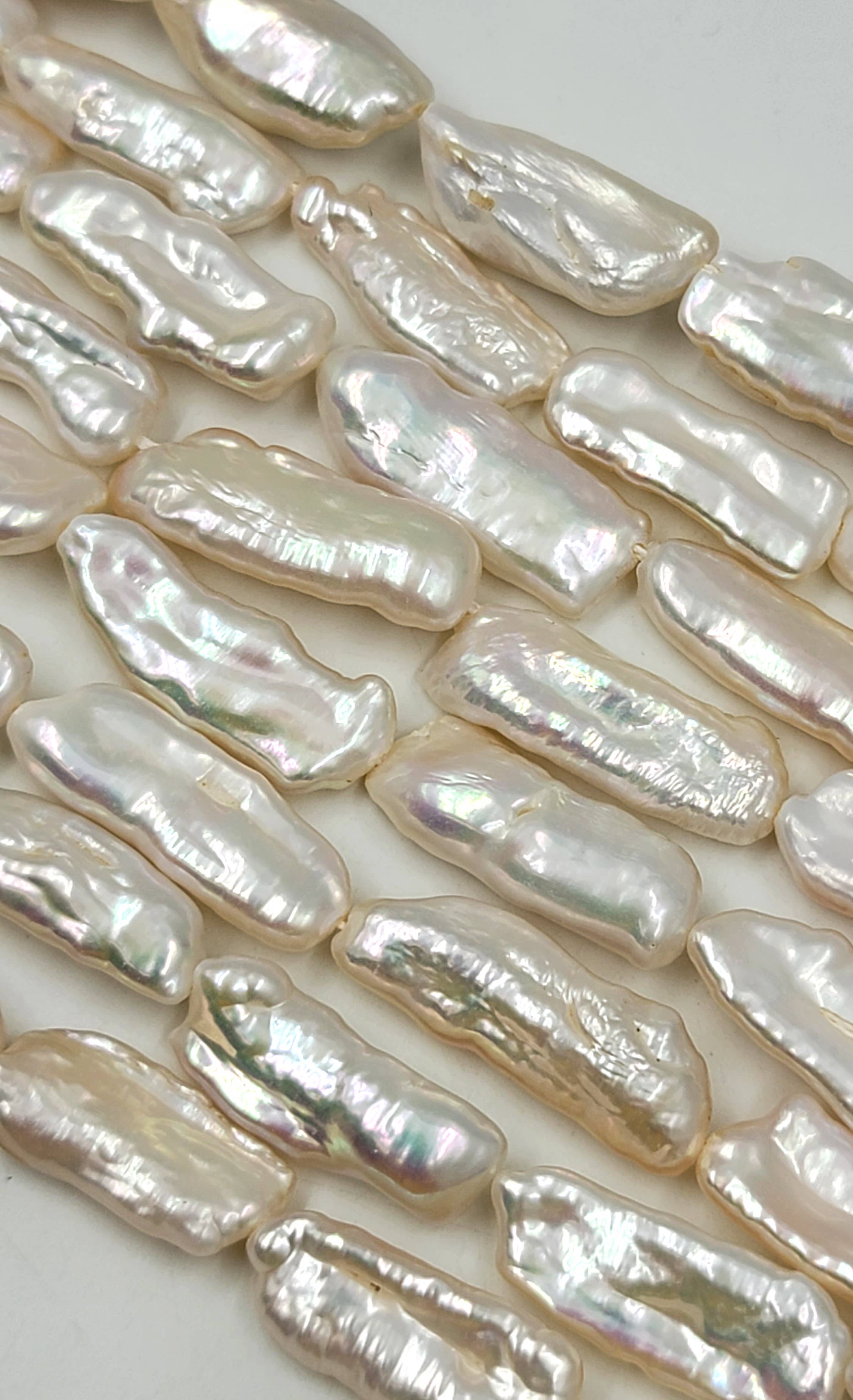 Beads Creation - Wholesale Beads - White Cream Freshwater Pearl Nugget Beads 5/10pcs PRP7242