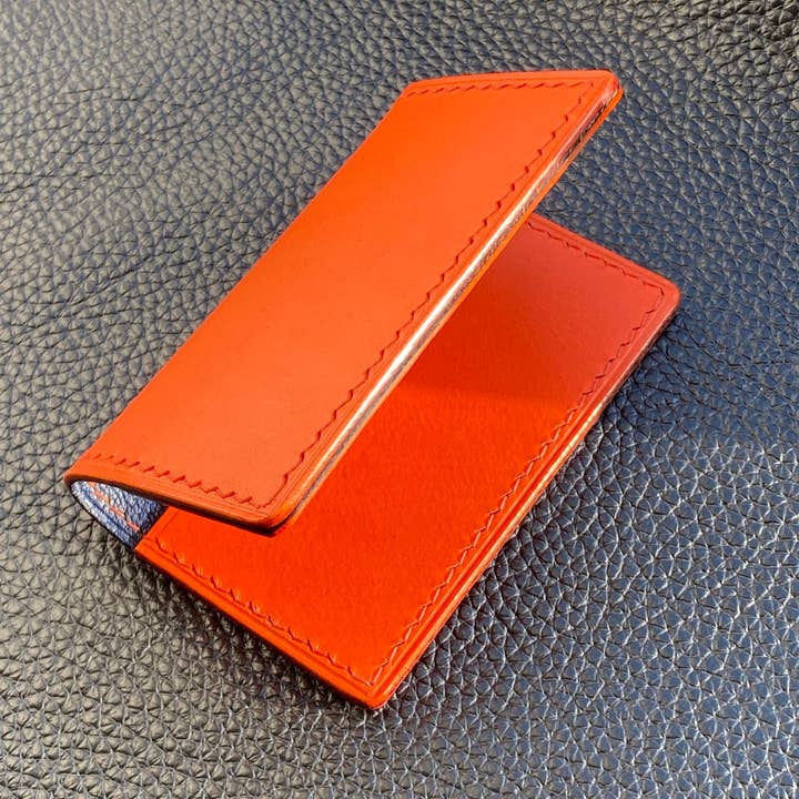 Whitworth Cardholder Orange Dakota Small Bifold Wallet for wholesale by Leather Compositions