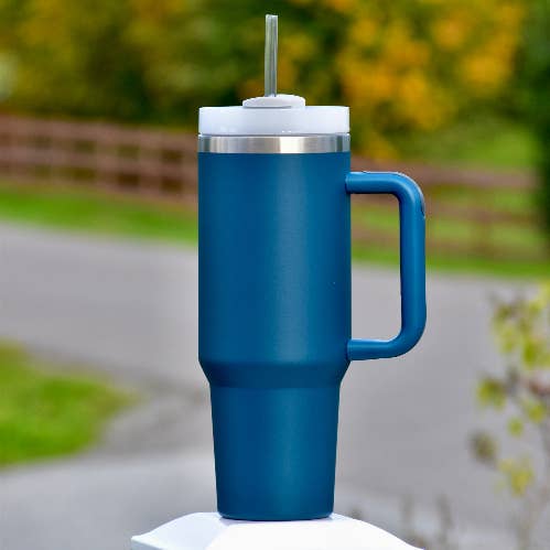 Stainless steel Tumbler | Dishwasher safe | Color: Blue for wholesale by Hjertelig