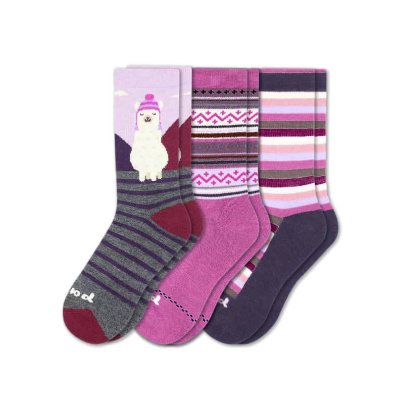 Pacas - Wholesale Socks - Women's - 3 Pack - Women's Crew Pacas Socks21