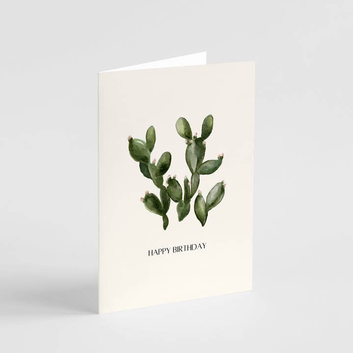 Popsy Press - Wholesale Birthday Card - Cactus Birthday Card - Plant Themed Happy Birthday Card