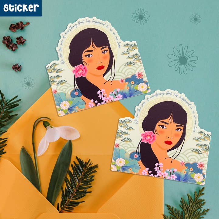 Neha Lee Designs - Wholesale Sticker - My Asian Ancestry AAPI Sticker, Lunar New Year Sticker3