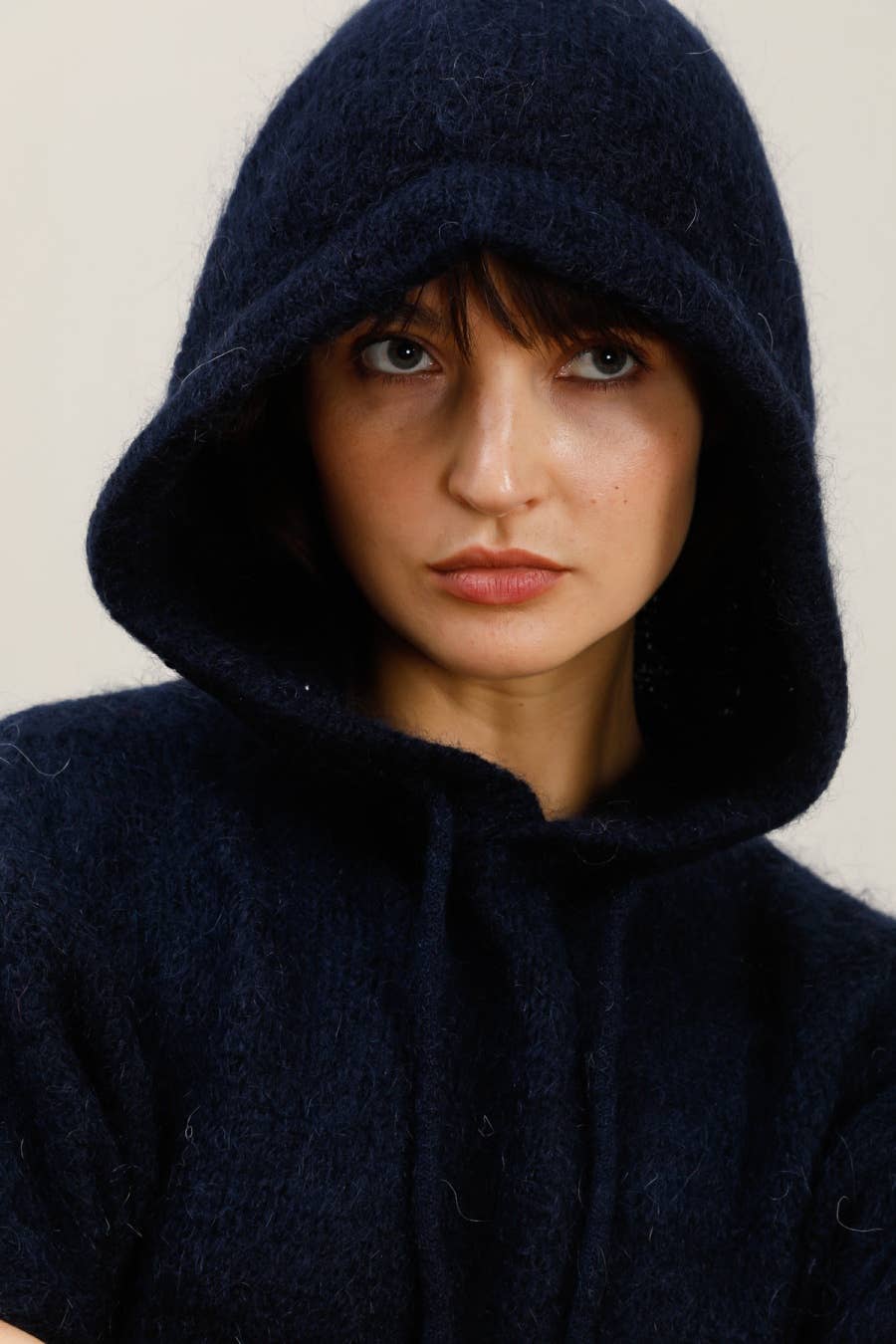 NAÏS PARIS - Wholesale Poncho - Women's - Mohair and wool hooded poncho sweater19