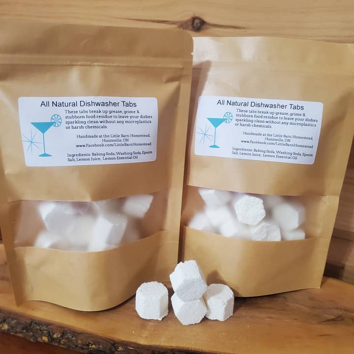 Little Barn Homestead Bath and Body - Wholesale Dish Soap - Handmade All Natural Dishwasher Tabs in Bulk