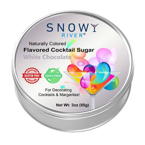 Ultimate Baker - Wholesale Sugar/Sweetener - Snowy River White Chocolate Flavored Cocktail Sugar (1x3oz)1