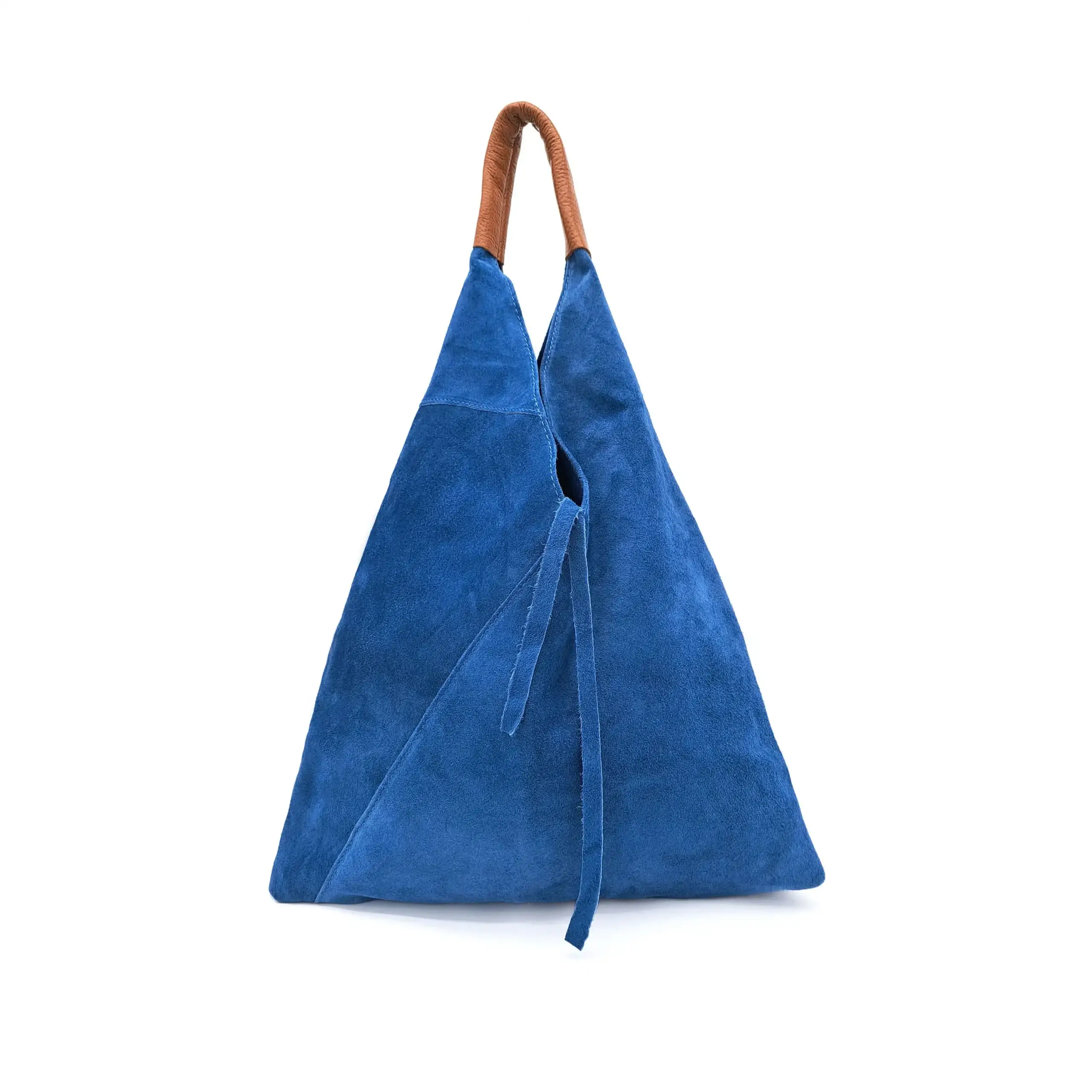 Ellas Trading - Wholesale Shoulder Bag - Women's - Drawstring Slouchy Italian Suede Tote Bag with Purse2