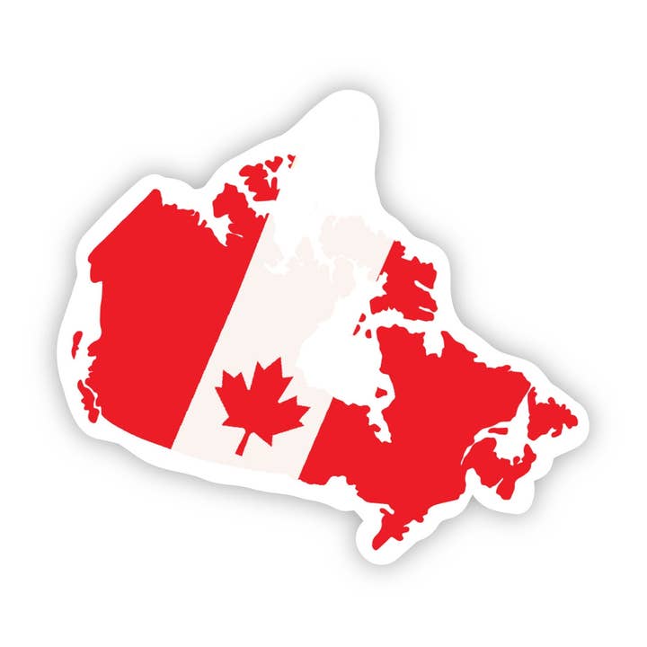 Kanada 3x3 Zoll Vinyl-Aufkleber für Ihren Laptop, Ihre Wasserflasche oder Ihr Bullet Journal für den Großhandel von Sagie May Design Co