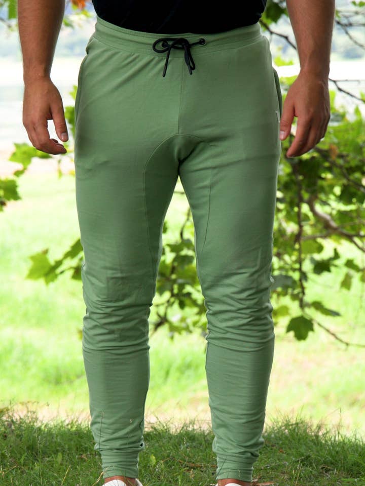 Genesis Joggers - Fern Green for wholesale by That's Living