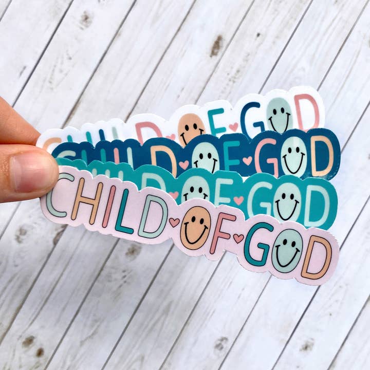 Aufkleber Child Of God, Primary Children Sticker für den Großhandel von JasmineTreeDesign