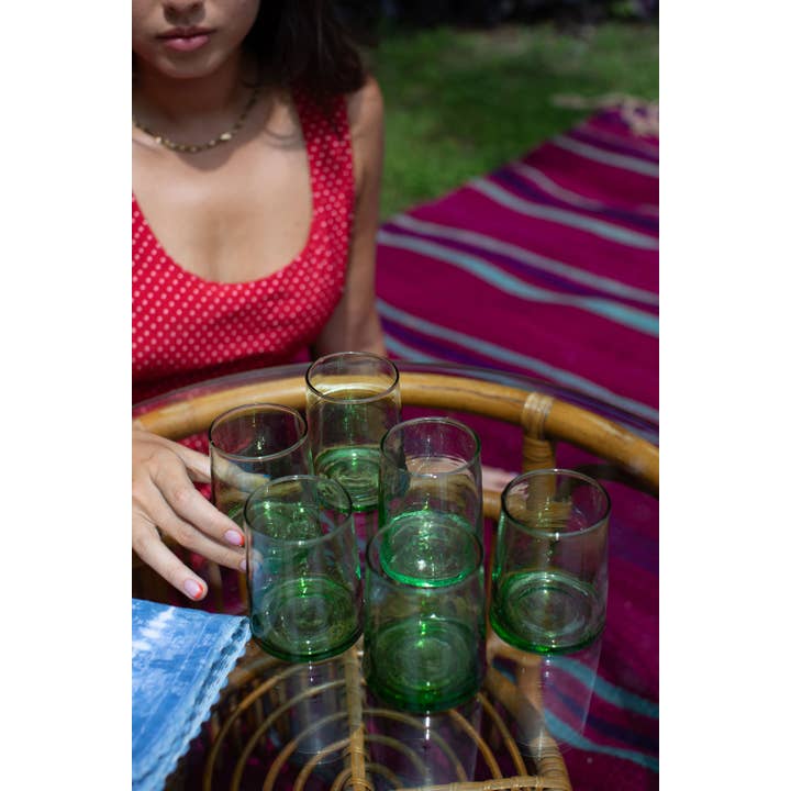 Voyage - Wholesale Cocktail/Liquor Glass - Moroccan Cocktail Glass Green (24)3