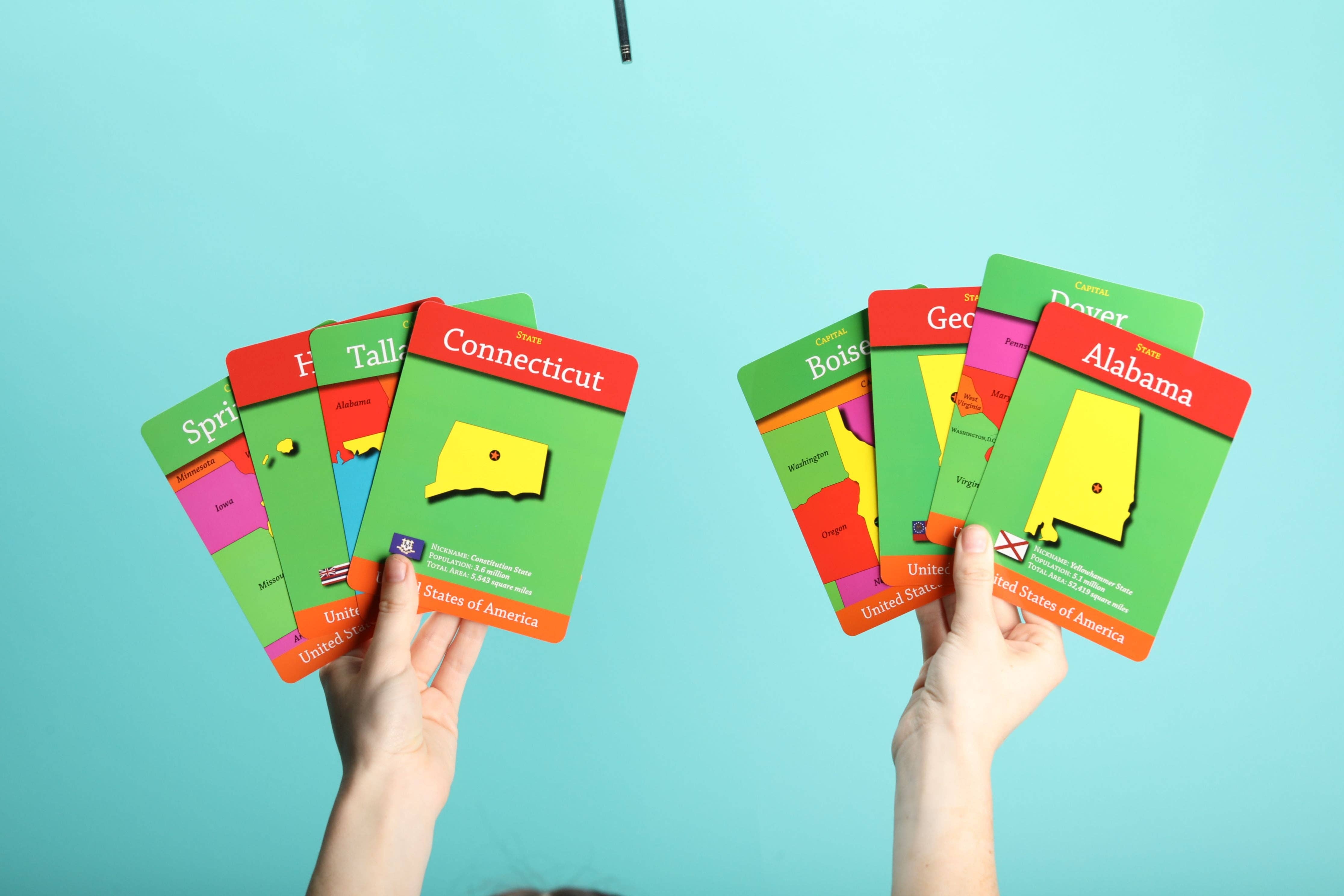 Geotoys - Wholesale Card Game - GeoCards USA 5-in-1 Card Games4