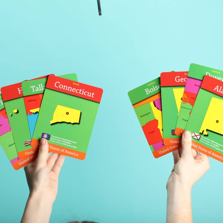 Geotoys - Wholesale Card Game - GeoCards USA 5-in-1 Card Games4