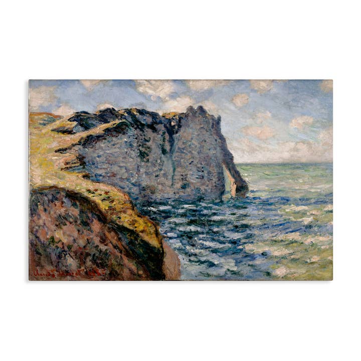 Stupell Industries - Wholesale Wall Decor - Kids & Baby - Classic Monet Cliff Of Aval Canvas Art4