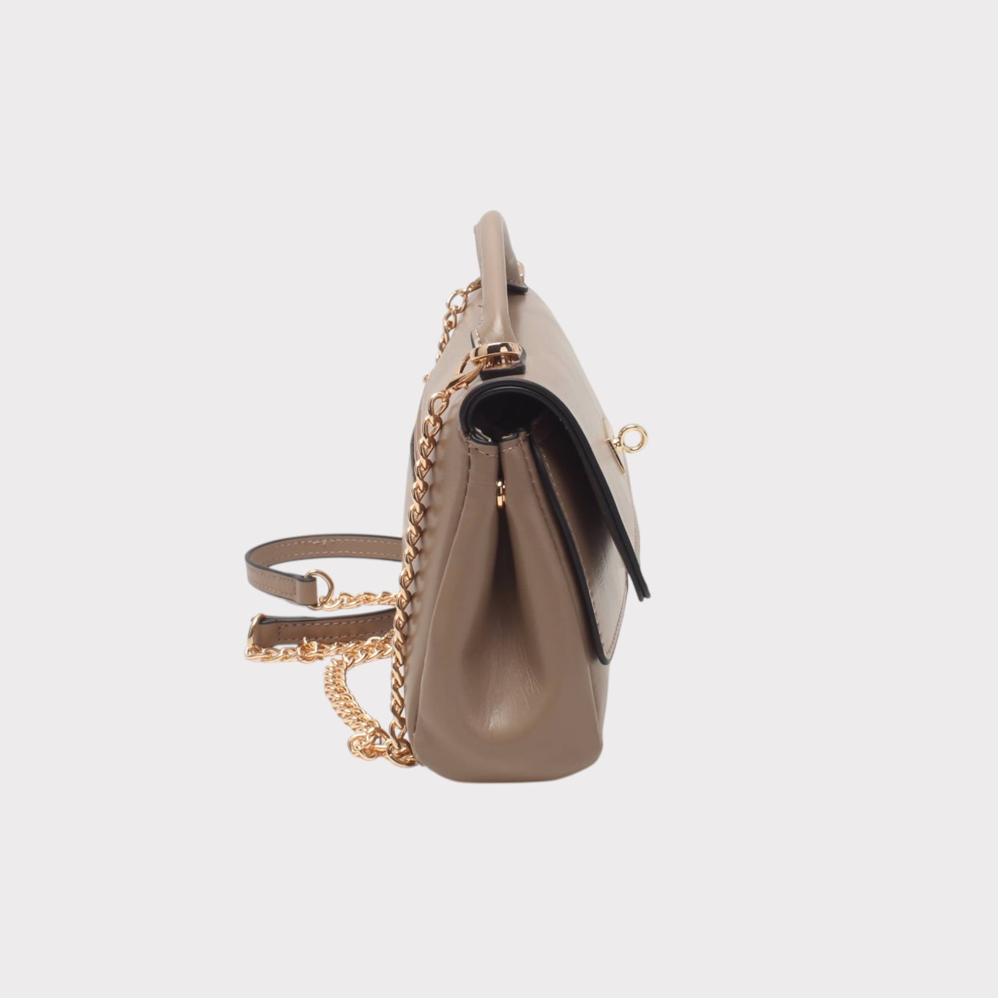 BESTINI - Wholesale Messengertas - Dames - Baguette tas, schouderriem en polsband, draaisluiting4