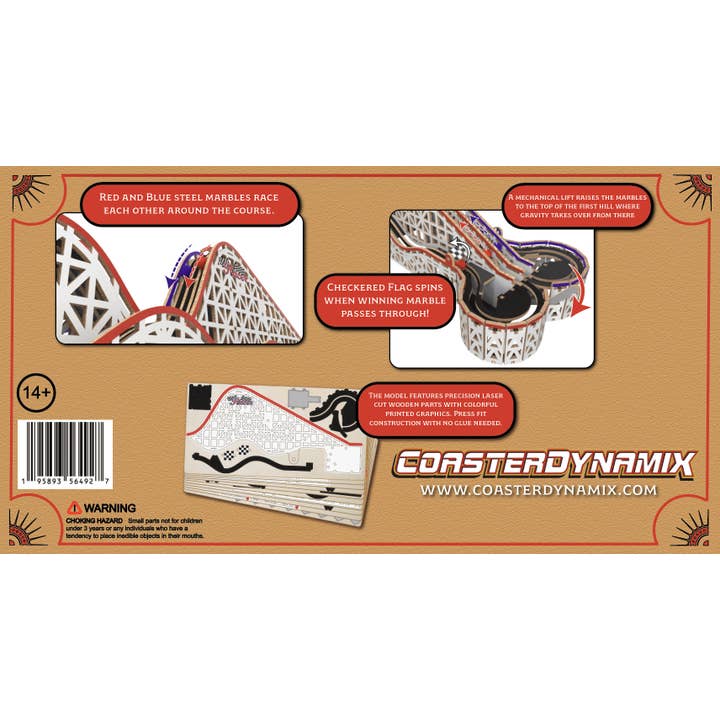 Coaster Dynamix – wholesale Building set – Child – Racer Snap-Together Marble Roller Coaster2