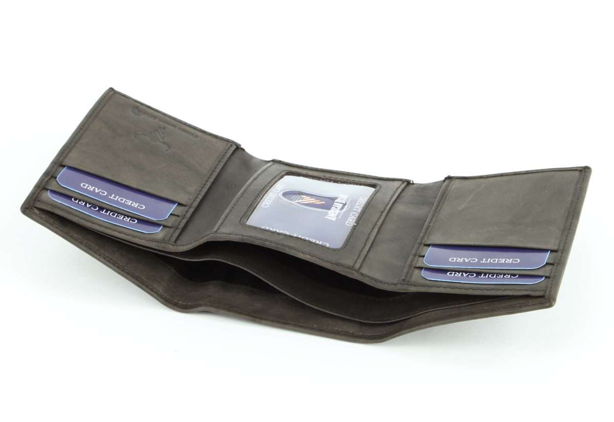 Leather Impressions Inc - Wholesale Wallet - Men's - American Bison Tall Trifold Wallet17