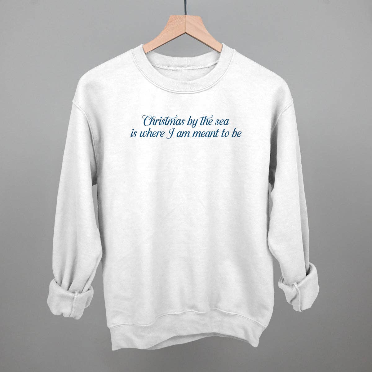 Ivy + Cloth - Vente Sweat-shirt à imprimés – femme - Noël au bord de la mer est là où je suis censé être.12