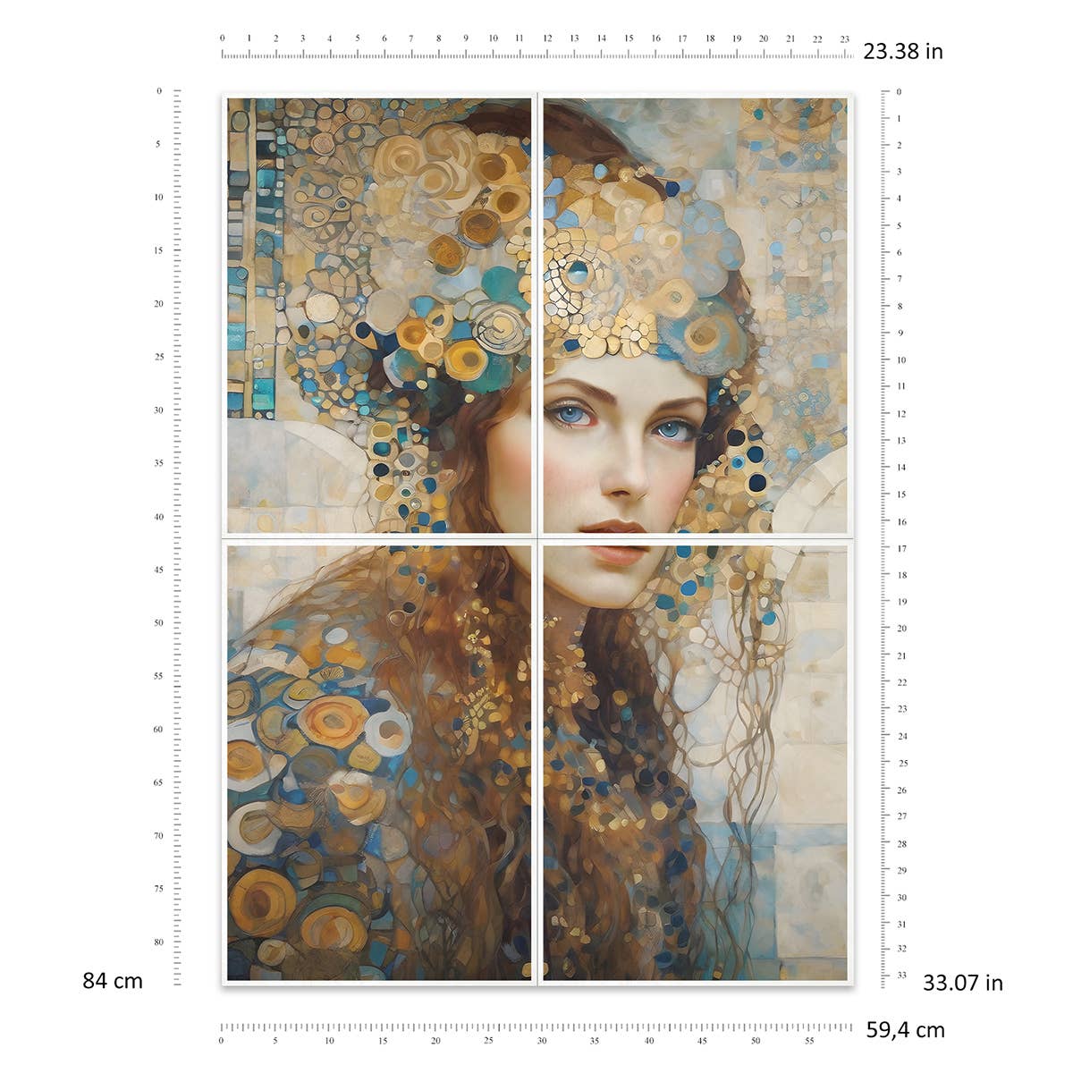 ITD Collection – wholesale Hantverkstillbehör – FPA1011 - Mullbärspapper för hantverk - A1-storlek i fyra delar3