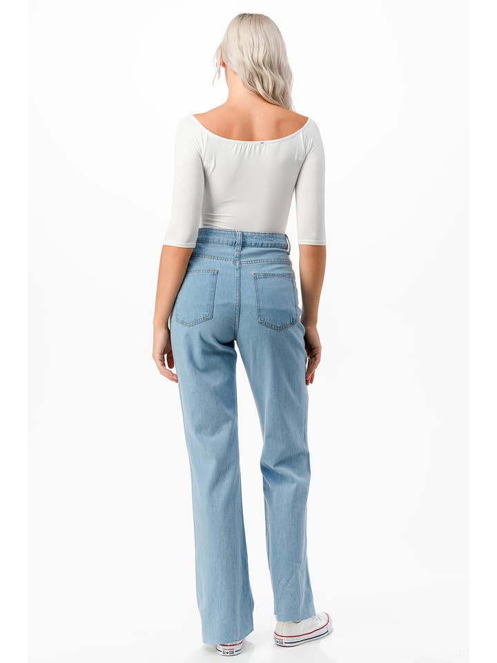 O2 Denim - Wholesale Knit Top - Women's - Off-the-Shoulder Top -White6