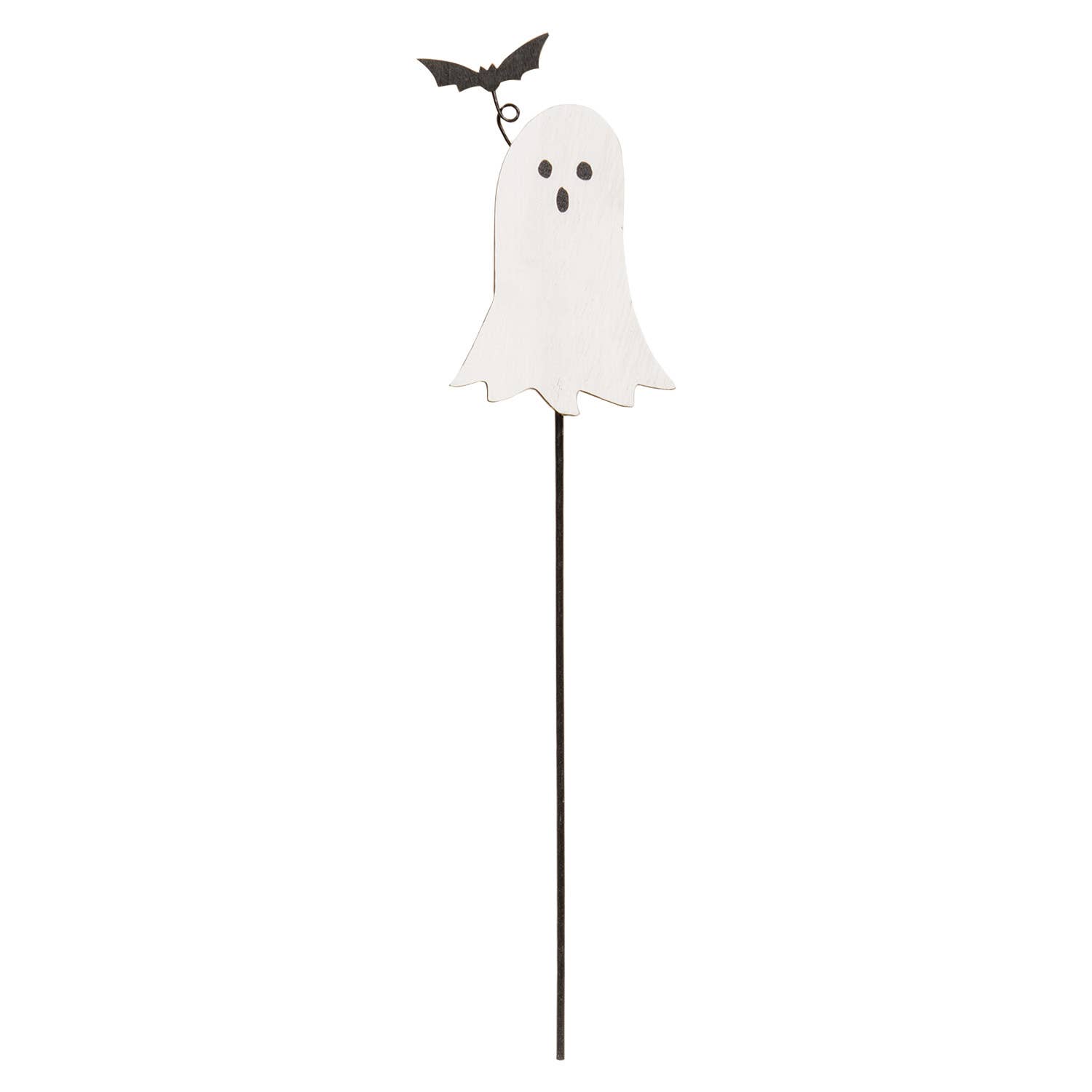 Col House Designs - Wholesale Decorative Figurine - 3/Set - Wooden Ghost & Bat Plant Pokes1