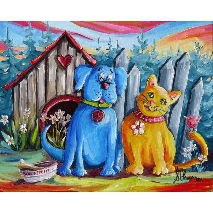 Kit de peinture diamant Les Suers Amis pour la vente par JaCaRou Puzzles Inc.