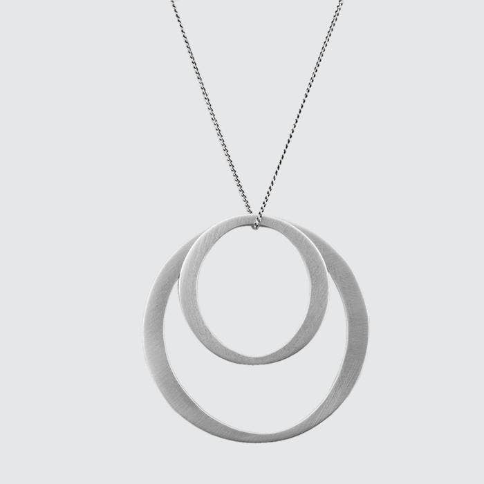Simple Double Circle Necklace for wholesale by Jane Diaz NY