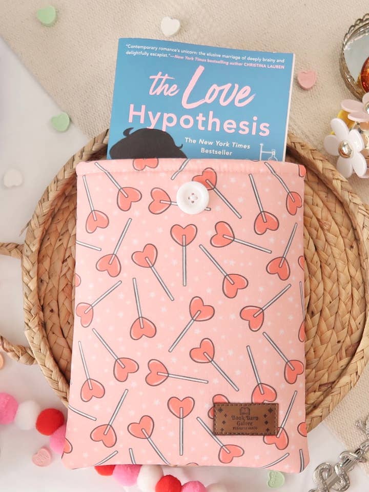 Lolli Hearts Book Sleeve for wholesale by Book Barn Galore