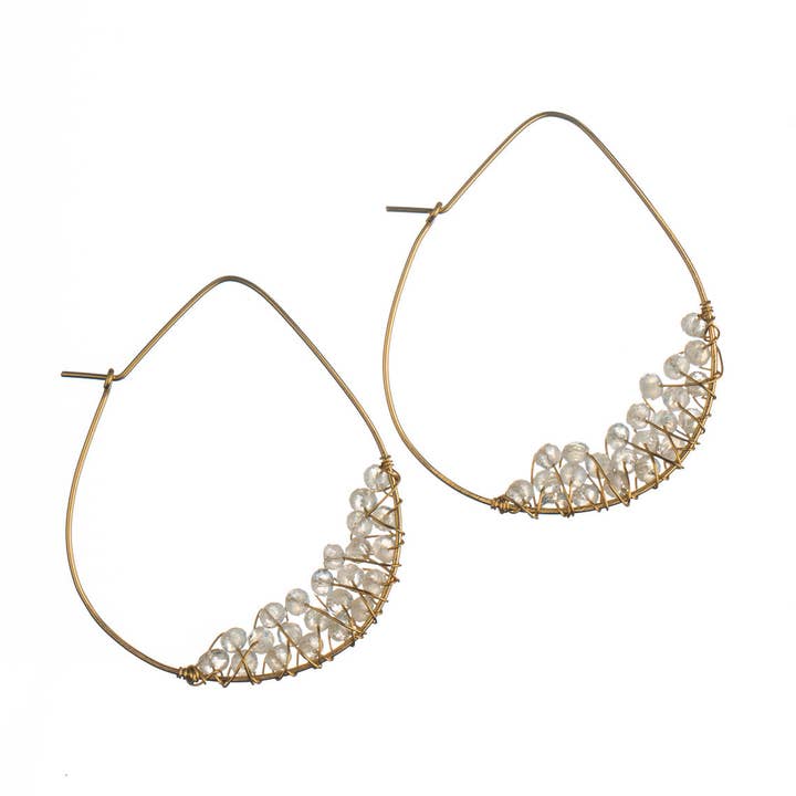 Plum Drops Earrings for wholesale by Niyol Jewelry