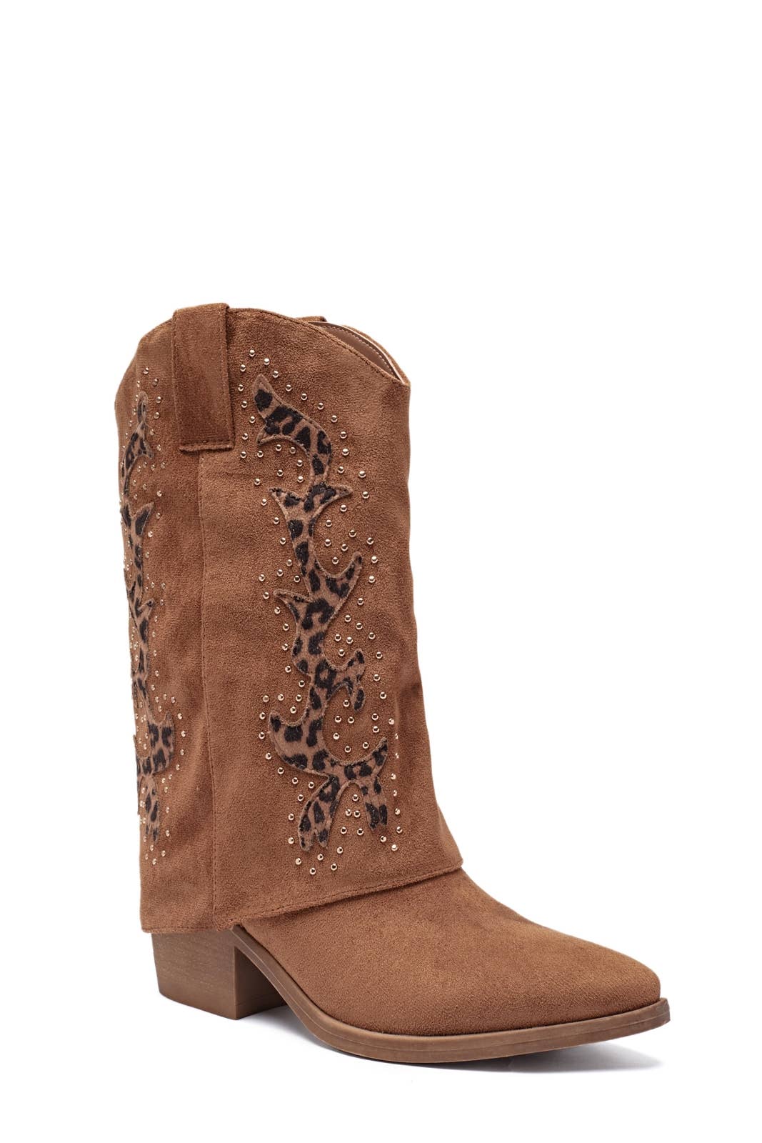 ERYNN - Wholesale Booties - Women's - cuffed cowboy boots - Heather4