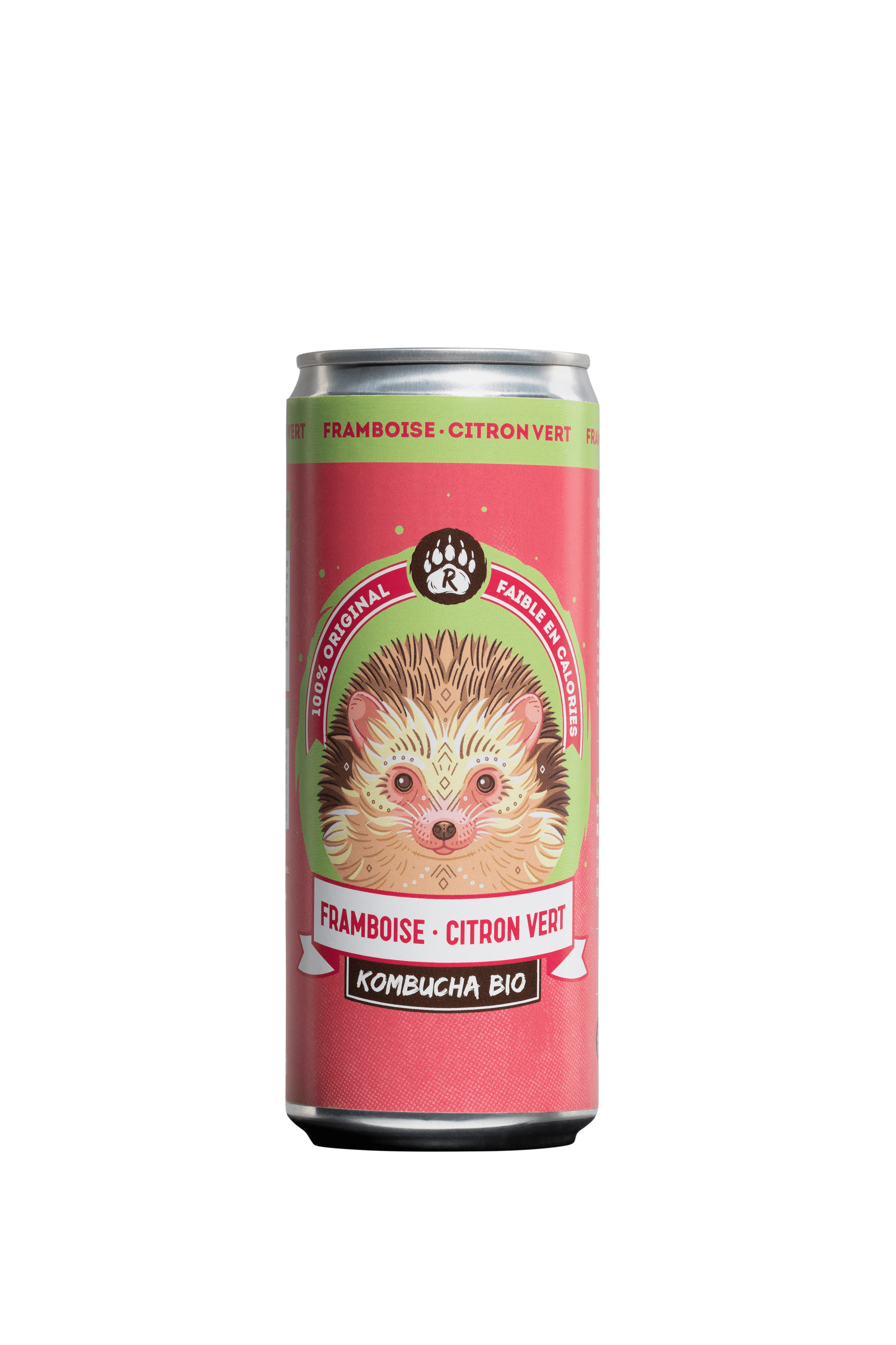 BIO BRASSEURS - Wholesale Kombucha - R-KOMBUCHA - Raspberry & Lime - 33cl can1