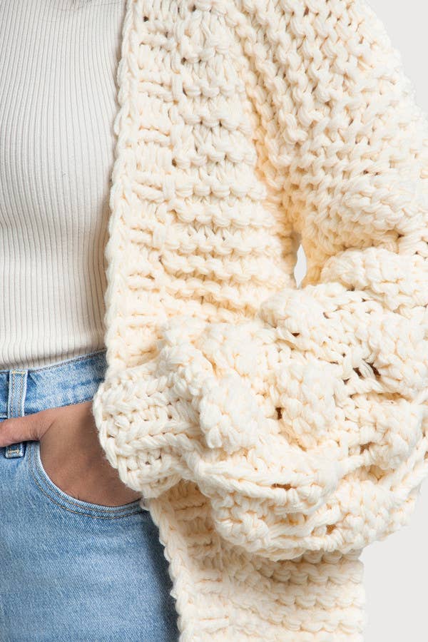 SAACHI - Wholesale Cardigan - Dames - Gebreid vest met snuistermouwen3