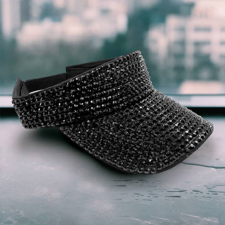 Sensibling Corp. - Wholesale Visor - Women's - Bling Studded Visor Hat2