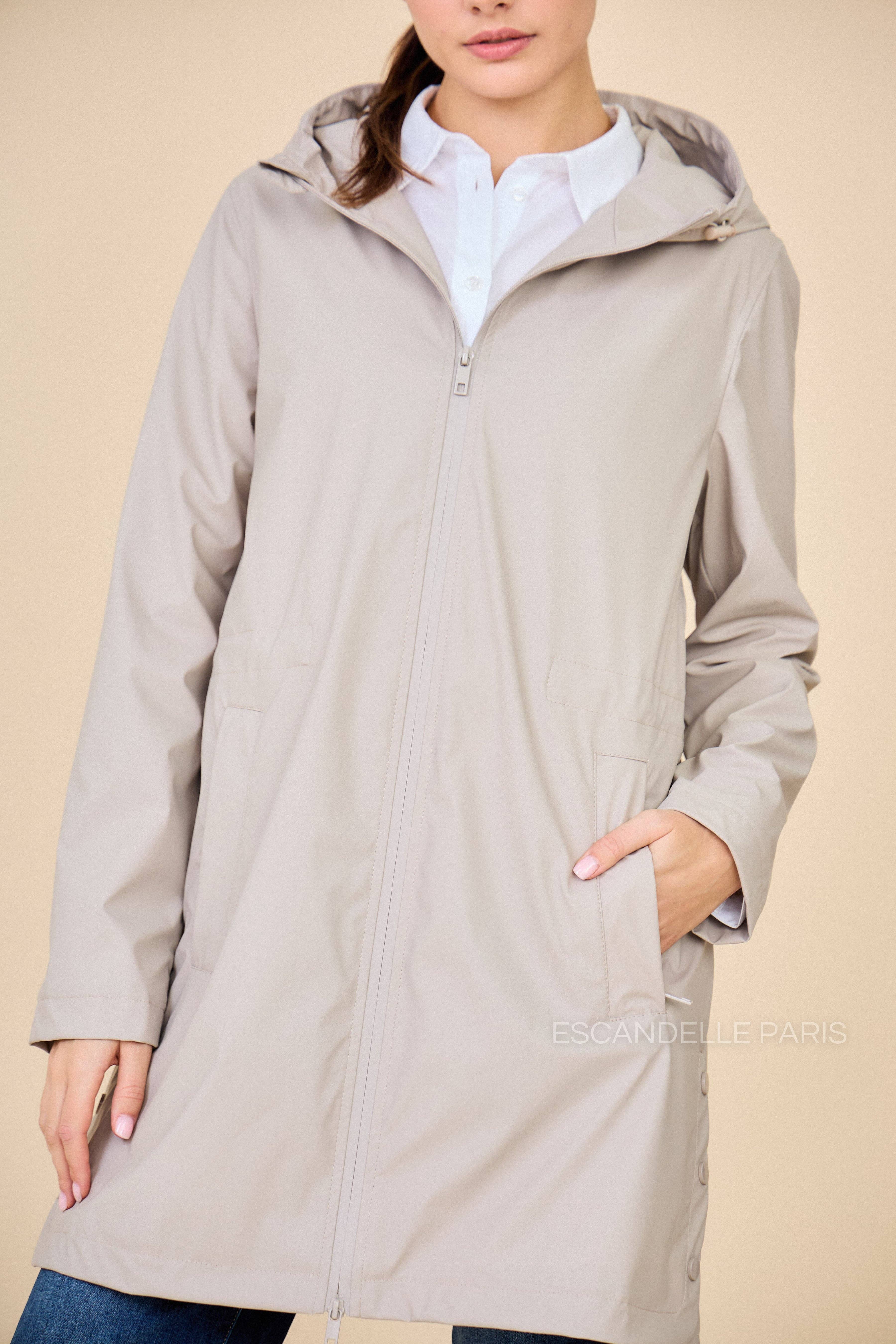 Escandelle Paris - Wholesale Parka - Women's - Mid-length parka with elastic7