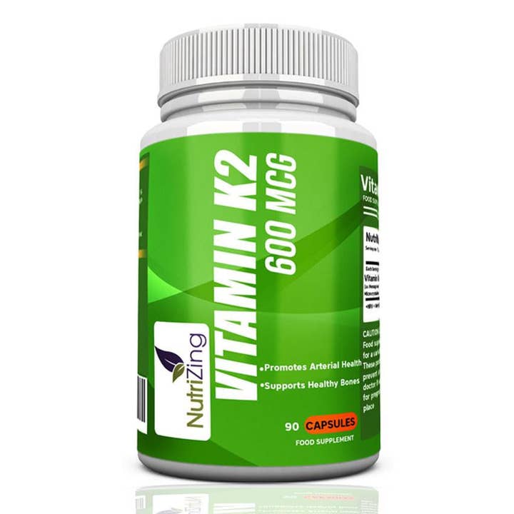NutriZing Vitamin K2 600 MCG - Pack of 50 for wholesale by NutriZing