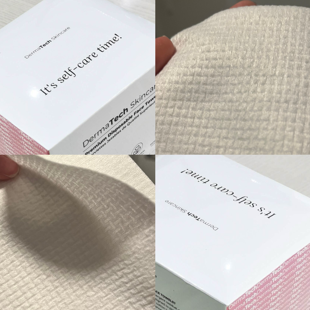 DermaTech Skincare – wholesale Face & body wipes – Premium Disposable Face Towels6