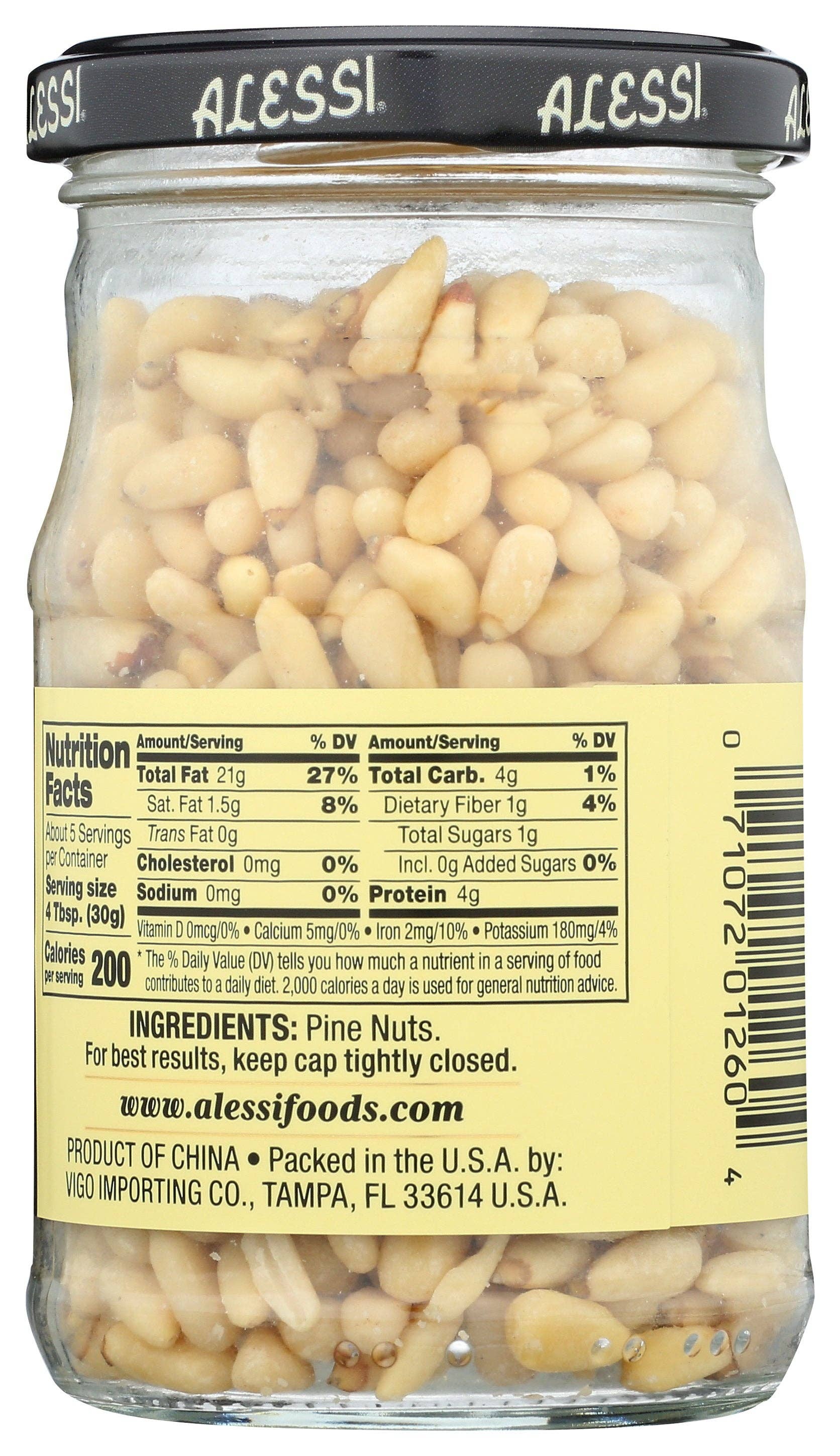 Everyday Supply Co - Wholesale Nuts - ALESSI NUTS PINE - Case of 12 [NUT PIGNOLI - 5 OZ]1