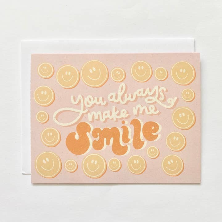 Carte de vœux Smile pour la vente par PaperHeart Studio