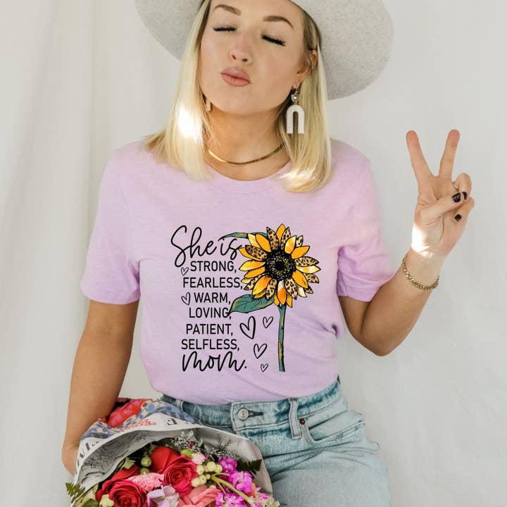 She Is Strong T-shirt | Women's Tee for wholesale by KM Clothing